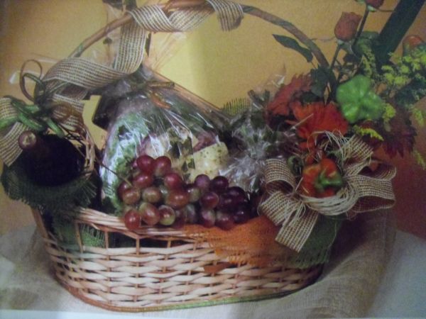 cesta queijo e vinho